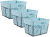 DII Farmhouse Chicken Wire Storage Baskets, Small