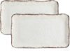 LEHAHA Farmhouse Large Melamine Platters Set