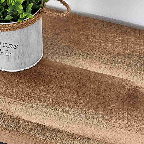 FATORRI 6 Cube Storage Organizer Bookshelf (Rustic Oak) - Image 5