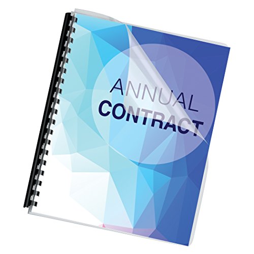 Fellowes Transparent PVC Binding Covers, 52311 & Executive Presentation Cover, 52146 - Image 3