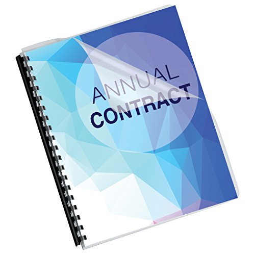 Fellowes Transparent PVC Binding Covers, 52311 & Executive Presentation Cover, 52146 - Image 4