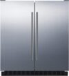 Summit Appliance FFRF3075WSS 30″ Side-by-Side Compact Refrigerator