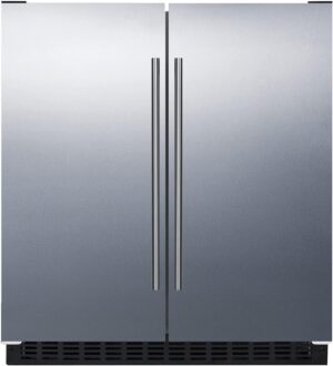 Summit Appliance FFRF3075WSS 30″ Side-by-Side Compact Refrigerator