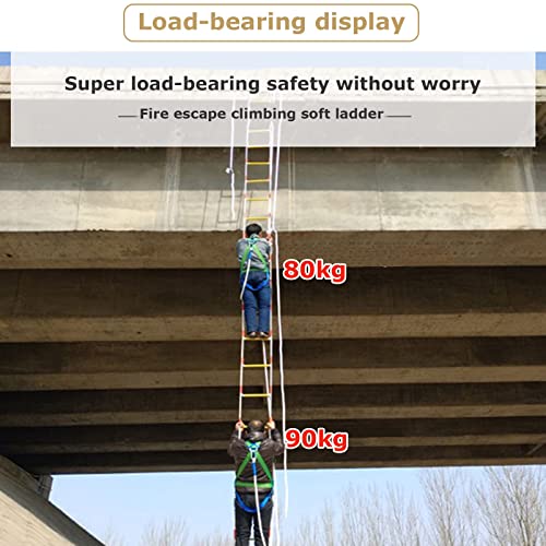 FGQCBBYC Foldable Fire Escape Ladder, 16FT - Image 4