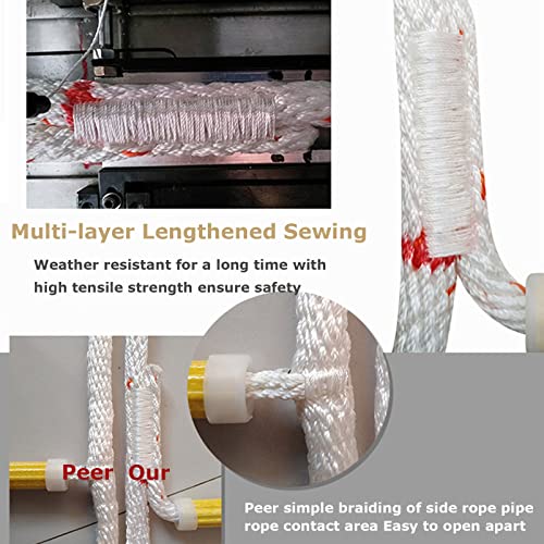 FGQCBBYC Foldable Fire Escape Ladder, 16FT - Image 5
