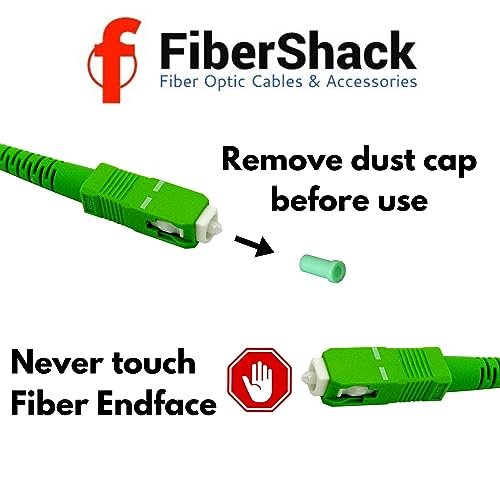 Fibershack White SC/APC Fiber Optic Cable 30ft - Image 5