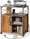 DEVAISE File Cabinet With Charging Station