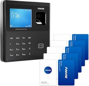 ANVIZ Fingerprint Time Clock CX2 Black Bundle