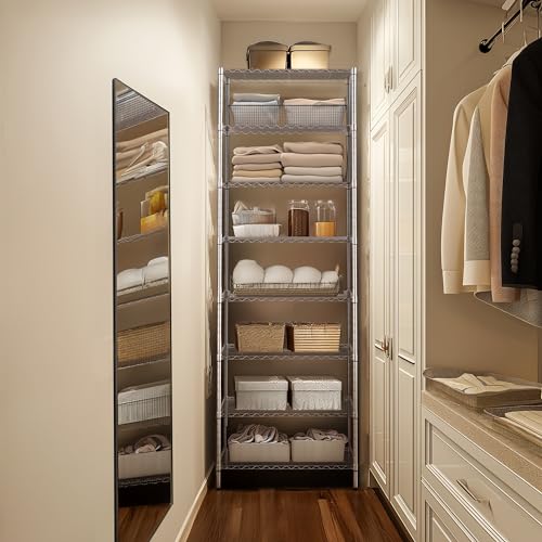 Finnhomy 8-Tier Adjustable Steel Wire Shelving Unit - Image 5