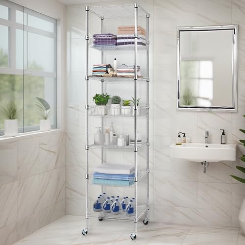 Finnhomy Heavy Duty 7 Tier Wire Shelving - Image 3