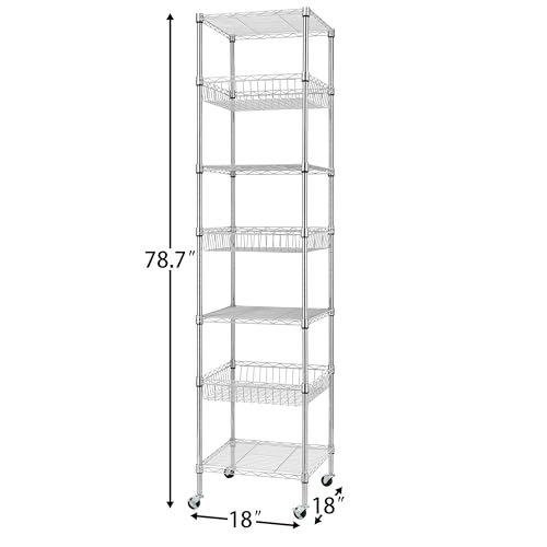 Finnhomy Heavy Duty 7 Tier Wire Shelving - Image 4