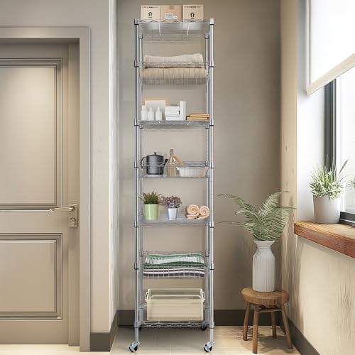 Finnhomy Heavy Duty 7 Tier Wire Shelving - Image 5