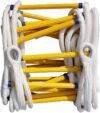 GFAZXDS Fire Escape Ladder, Portable Nylon Ladder
