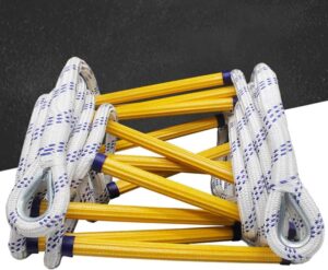 SDVantage Fire Escape Ladder With Hooks, Yellow 50m