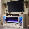 OKD Fireplace TV Stand For 80 Inch TV