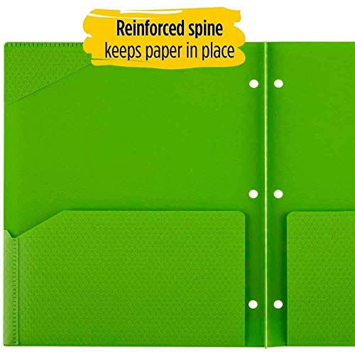Five Star 2 Pocket Plastic Folders, Assorted - 33342 - Image 3