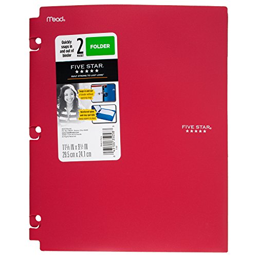 Five Star 2-Pocket Snap-In Binder Folders, 73266 - Image 3