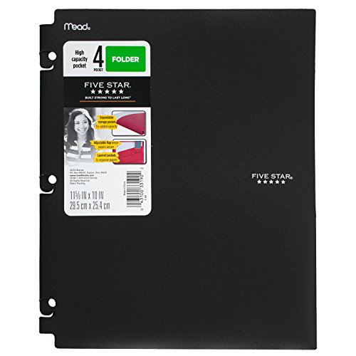 Five Star 2-Pocket Snap-In Binder Folders, 73266 - Image 2