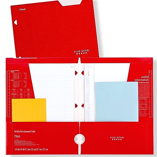 Five Star 4 Pocket Folders, 6 Pack, Multicolor - Image 3