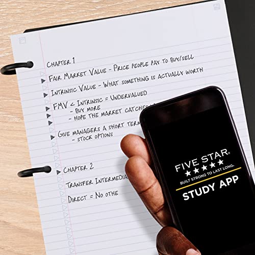 Five Star Hybrid NoteBinder With Study App, White (29326AE2) - Image 2