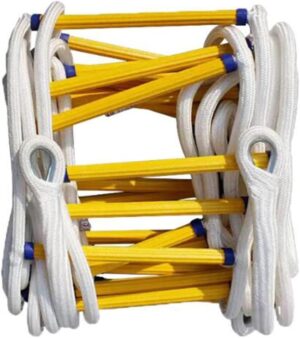 GFAZXDS Flame Resistant Emergency Fire Escape Ladder 20M/18M