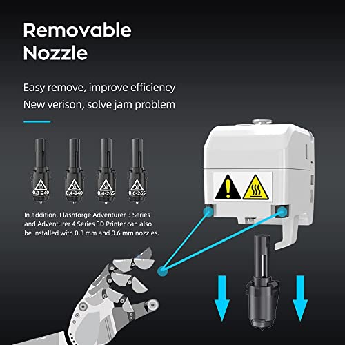 FLASHFORGE Nozzle Assembly For Adventurer 3/4 Series - Image 4