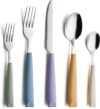 Annova Flatware Set With Colored Handles