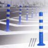 Generic Flexible Blue Safety Bollards, 2 Pack