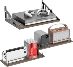 CLESOO Floating Projector Shelves Set - Wall Mount