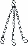 National Hardware Flower Plant Chains, 18″, Black, V2663