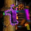 LUWOMA Flying Crashing Witch Halloween Decoration