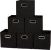 Household Essentials Foldable Fabric Storage Bins Set