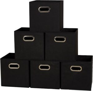 Household Essentials Foldable Fabric Storage Bins Set