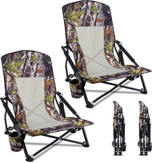 Nice C Folding Hunting Chair With Cup Holder