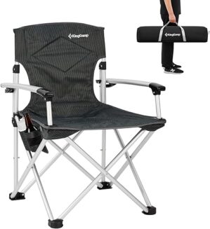 KingCamp Folding Lightweight Camping Chair With Cup Holder
