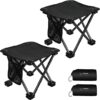 KingCamp Folding Lightweight Portable Camping Stool, 2 Packs
