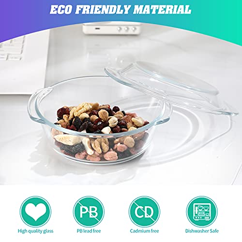 Foyofly Glass Casserole Baking Dish With Lid - Image 2