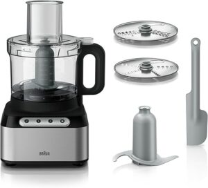 Braun FP3211SI Easy Prep Food Processor, Silver