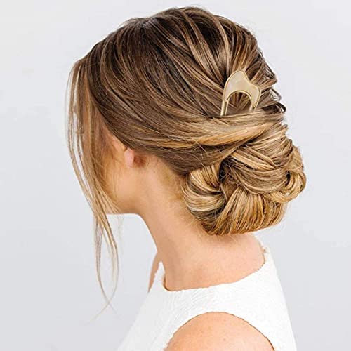 FRDTLUTHW U-Shaped Vintage Metal Hair Pins, 2PCS - Image 5
