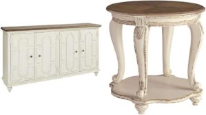 Signature Design by Ashley French Country Accent Cabinet & Table