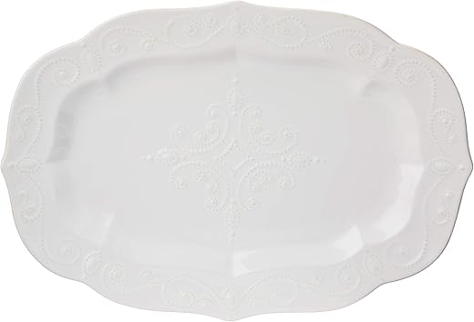 Lenox French Perle Large Serving Platter