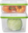 Rubbermaid FreshWorks Produce Storage Containers, 4-Piece Set