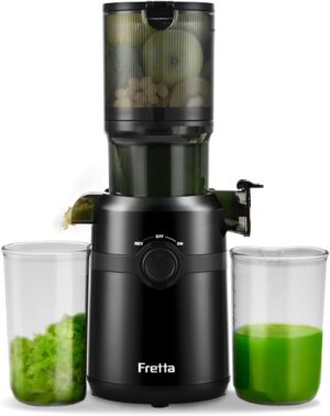 Fretta Fretta Slow Masticating Juicer With Large Chute