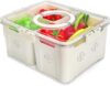 shopwithgreen Fridge Storage Containers With Handle