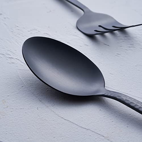 FULLYWARE Matte Black Large Serving Utensil Set - Image 4