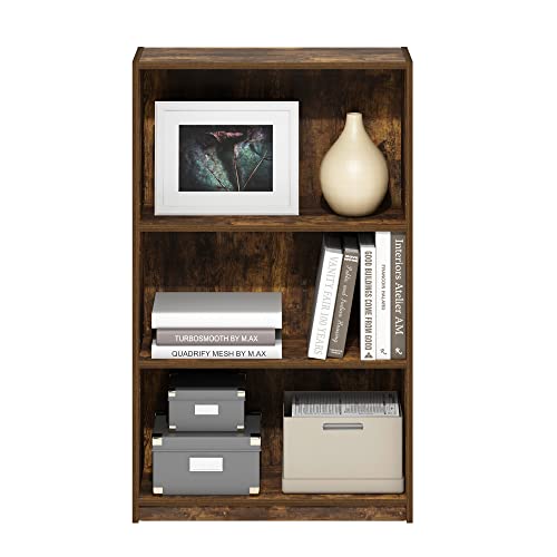 Furinno Jaya Simply Home 3-Tier Bookcase - Image 4