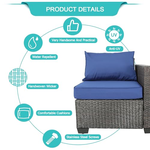 Furnimy 6-Piece Outdoor Patio Furniture Set - Image 5