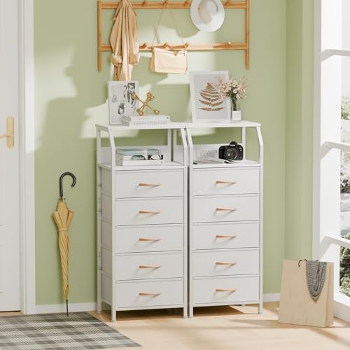 Furnulem 5 Drawers Dresser With Charging Station - Image 4