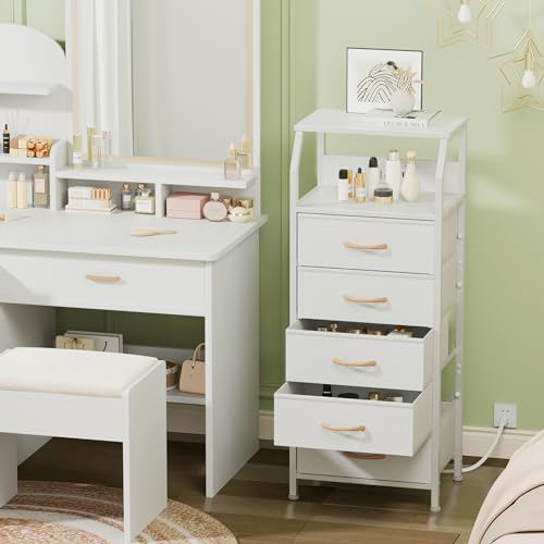 Furnulem 5 Drawers Dresser With Charging Station - Image 2