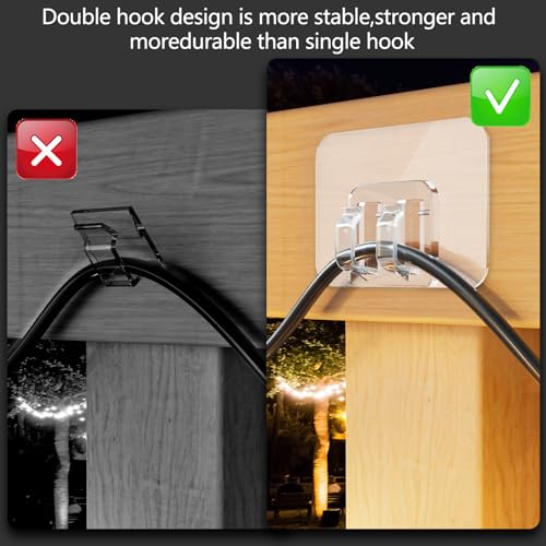Galetcy Outdoor String Light Hooks - 100 Pack - Image 3